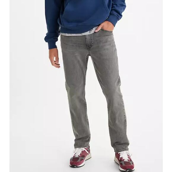 LEVI'S 541 Athletic Taper Fit Classic Straight Leg Stretch Stone Grey Size 16R - Picture 1 of 16